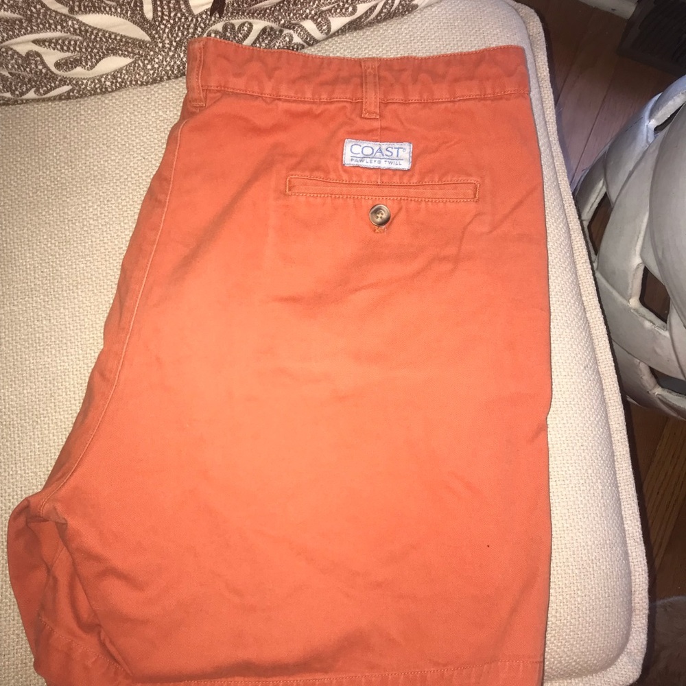 Mens COAST plain front shorts size 38